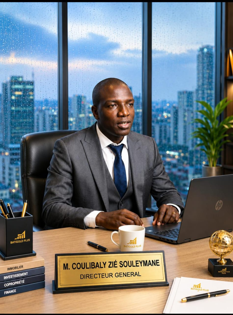 Coulibaly Zié Souleymane, Directeur Général de BATIGOLD PLUS SCI